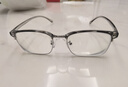 WAN XIN 新款 1.67超薄高清防蓝光镜片男可配度数送商务眼镜框女Z 31521玫瑰金 超百搭不易过时  配万新1.60MR-8超薄防蓝光镜片 实拍图