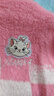 迪士尼（DISNEY）童装儿童女童圆领毛衣时尚渐变网格保暖上衣23冬DB341HE09粉120 实拍图