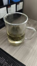 绿昌明加厚泡茶杯茶水分离杯高硼硅带过滤玻璃水杯单人办公杯子 实拍图