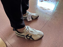Onitsuka Tiger鬼塚虎经典男女鞋复古运动休闲鞋MEXICO 66™ 米灰色/藏青色 43.5 实拍图