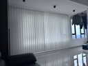 美尔耐梦幻帘电动竖百叶纱窗帘客厅阳台卧室办公室哈纳斯垂直百叶帘定制 7003经典白色（宽12.5cm） 1平方米 实拍图