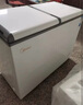 美的（Midea）220升 双温展示柜家用囤货冰柜 大容量冷柜 蝶形推拉玻璃双门冷藏冷冻卧式冰箱 BCD-220VM(E) 实拍图
