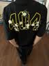 404MOBGANG【杨超越同款】茉莉花刺绣t恤短袖男女潮流美式复古凉感防晒 白色 2XL 实拍图