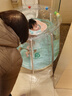 奔麦婴儿游泳桶可折叠洗澡盆新生儿童洗澡桶家用宝宝充气游泳池浴缸 【透明可视】游泳桶-宽75*75 实拍图