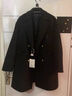 VEGA CHANG赫本风羽绒大衣女冬学院风高级感黑色毛呢大衣潮 黑色（南方版） M 实拍图