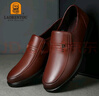 老人头（LAORENTOU）皮鞋男士商务鞋套脚正装鞋牛皮爸爸鞋耐磨驾车鞋 LJD587 棕 44 实拍图
