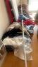 未来式 免打孔阳台伸缩晾衣杆窗帘杆卫生间挂衣凉衣服升缩承重浴帘杆 【白色】增强承重 2.3~3.1米墙距适用 实拍图