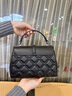 纪诗哲奢侈品牌包包女包2025新款手提包单肩斜挎包通勤生日跨年礼物 黑色【当/次日达】 【送女友送老婆实用走心礼物】 实拍图