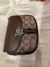 蔻驰（COACH）【品牌直供】女士单肩斜挎包棕色拼色织物配皮CU982SVS8S 实拍图