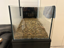 老漁匠大型原生态造景极窄溪流鱼缸底滤一体柜家用水族箱超白玻璃落地缸 玄武黑-专业版【专业鱼缸灯 到手养鱼】 120CM*50CM*135CM 晒单实拍图