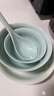传世瓷 釉下彩餐具碗碟乔迁家用礼盒景德镇青瓷高档碗盘 玉青瓷4.5英寸饭碗 实拍图