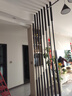 吉梵棠创意屏风隔断客厅简约网红格栅玄关立柱墙免打孔屏风隔断墙遮挡36 B款8根高200-250cm碳钢(备注高度 实拍图