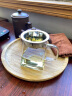 八千行玻璃四方公道杯带茶漏一体过滤分茶器功夫茶具配件加厚耐热送茶巾 实拍图