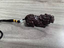 沐恩 印度小叶紫檀手把件小摆件高油密老料 长款貔貅67*28*26mm  实拍图
