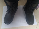 红蜻蜓高帮6孔马丁靴女靴子加绒保暖棉靴女短筒朋克风皮靴 WTC434341C 实拍图