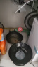 厨荐炒锅铸铁元宝锅加厚双耳无涂层煎锅不粘煲锅炖锅铁锅油炸锅 【加厚款无盖】配麻绳直径 19.5cm 实拍图
