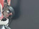 漫步者（EDIFIER）HECATEG2pro头戴式有线电竞游戏耳机7.1声道深渊灯电脑考试办公专业版pro麦克风耳麦情人节礼物 深渊黑+耳机支架 实拍图