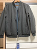 柒牌棒球领夹克春夏厚款休闲防静电格纹棉服外套【双面穿】125JK70760 黑色 S (165) 实拍图