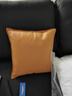 芝华士皮沙发抱枕科技布轻奢客厅靠枕套现代靠垫腰枕大防水北欧 靓橙橘 45cm*45cm 枕套 (+三维棉内芯) 实拍图