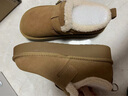 百丽（Belle）吴千语同款雪顶咖啡勃肯鞋羊毛闪穿女鞋D1V1DDM5 棕色-毛里 （勃肯鞋） 36 (230mm) 实拍图