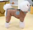COCS狗狗衣服保暖加绒猫咪衣服冬季中小型犬泰迪博美棉衣四脚带牵引扣 卡其色 L（建议体重8-12斤） 实拍图