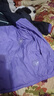 雪中飞【双面穿】儿童羽绒服冬季轻薄男女童面包服羽绒服蝶恋紫170cm 实拍图