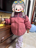 巴拉巴拉童装儿童羽绒服冬装中大童男童女童宝宝立领保暖短款外套 红色调00366 120 （C类） 实拍图