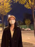 多菲尼森 黑色毛呢外套女秋冬2024新款高级感中长款小个子赫本风呢子大衣 大衣黑色【夹棉加厚】 M 【适穿110-125斤】 实拍图