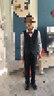 衣诺坊儿童西服马甲套装男童西装礼服演出服 黑色马甲套装 160CM 实拍图