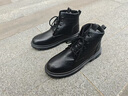 卡帝乐鳄鱼（CARTELO）马丁靴男款英伦2025秋冬季复古工装靴男士高帮皮靴子男登山鞋 实拍图