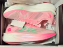 乔丹QIAODAN飞影PB4.0专业马拉松竞速跑步鞋碳板跑鞋运动鞋男 樱花粉/极光绿 -樱花 45 实拍图