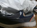 斯凯奇（Skechers）男鞋商务休闲鞋百搭帆布鞋舒适复古一脚蹬鞋子男 NVY海蓝 43 实拍图