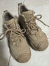骆驼（CAMEL）工装靴女休闲拼接厚底高帮鞋登山鞋马丁靴 L24W283645 卡其 38  实拍图