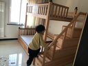 莱客轩（LAIKEXUAN）儿童上下床双层实木高低子母床可分体拼接床梯柜款上铺130下铺160 实拍图