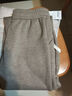 每时休闲裤女秋冬加绒加厚宽松直筒阔腿裤子女装新款8317H卡XL 实拍图