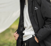 雪中飞秋冬新款【一衣三穿】【90鹅绒】户外运动男女三防羽绒服 幻影黑 XL 180/96A 实拍图
