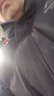 回力棉服男冬季加厚保暖连帽外套男潮流宽松棉衣防寒男装黑色4XL 实拍图