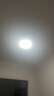 网红爆款卧室灯LED圆形吸顶灯饰主卧房间客厅灯具现代简约高级感 【金砂钻石】50cm-96W-三色光 实拍图