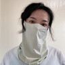 万宝绿防晒面罩男女款防紫外线冰丝全脸防护遮阳口罩护颈一体遮脖子透气 云炭黑（无痕冰感-遮颧骨）男款 成人均码 晒单实拍图