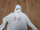 安德玛（Under Armour）男大童连帽宽松加绒卫衣运动男童卫衣244303166 米白 170cm  实拍图