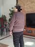 宜而爽中老年保暖内衣女仿羊羔绒加厚印花开衫保暖秋衣上衣送妈妈 实拍图