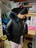 哲诗凡可拆卸真皮羽绒服女中长款外套海宁绵羊皮衣狐狸毛领皮草2025冬新 黑色 3XL 145斤--155斤 实拍图