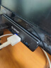 奥睿科(ORICO)分线器USB3.0 hub扩展坞集线器铝合金卡扣式MAC苹果笔记本台式电脑显示器转换器MH4PU黑色 实拍图
