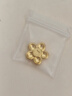 周六福 黄金999元宝金条小金豆爱心赏金玩咖投资金 计价 有钱花-2g 实拍图