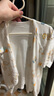 贝乐咿新生儿衣服春秋夏季刚出生婴儿和尚服连体衣纯棉初生宝宝哈衣爬服 1974动物乐园+1976罗马天空 66cm （建议3-6个月） 实拍图