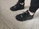 卡帝乐鳄鱼（CARTELO）男鞋春季时尚网面休闲鞋子男潮流透气老爹鞋气垫运动鞋 黑金 42 实拍图