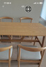 爱派森餐桌小户型家用现代简约餐桌椅休闲快餐厅桌椅组合饭桌长方形 胡桃色120*60单桌 实拍图