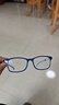 普莱斯（pulais）儿童防蓝光眼镜近视眼镜框架抗蓝光男女孩通用黑蓝色8090 实拍图