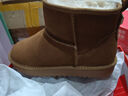 意尔康靴子 雪地靴2025冬季新款短筒靴加绒保暖舒适棉靴男女情侣款 驼色（男款） 39 实拍图