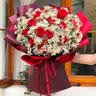 朵梓鲜花速递玫瑰花束送女朋友老婆生日礼物全国同城配送 11朵红玫瑰花束—星辰 实拍图